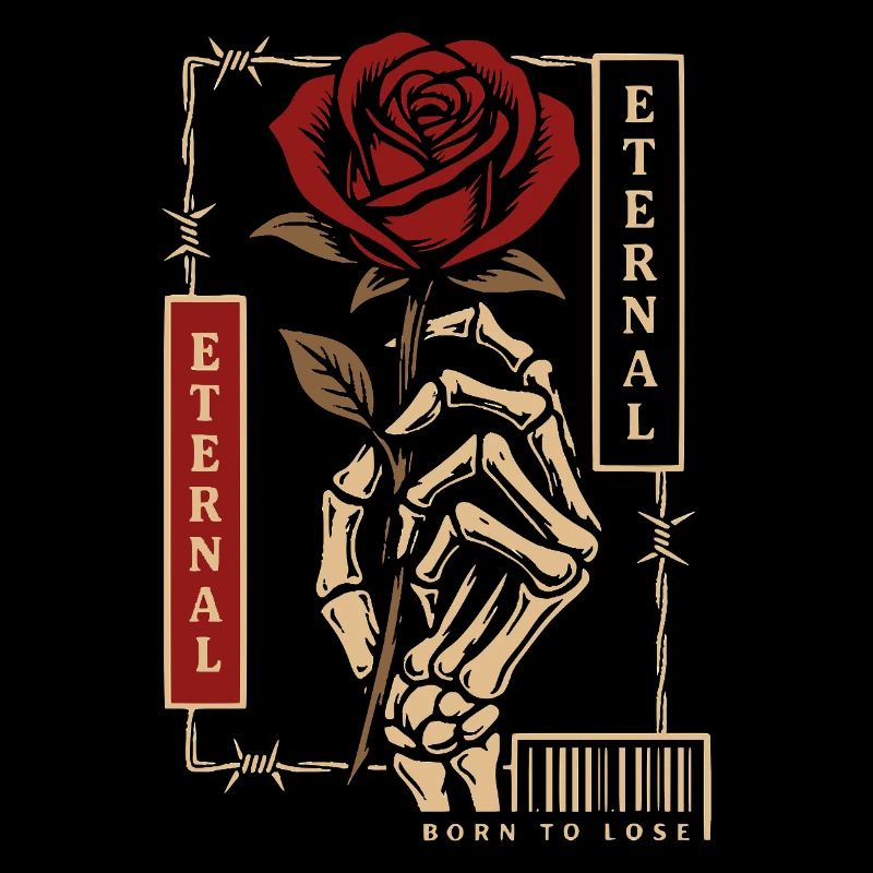 Floraison éternelle – Art romantique sombre