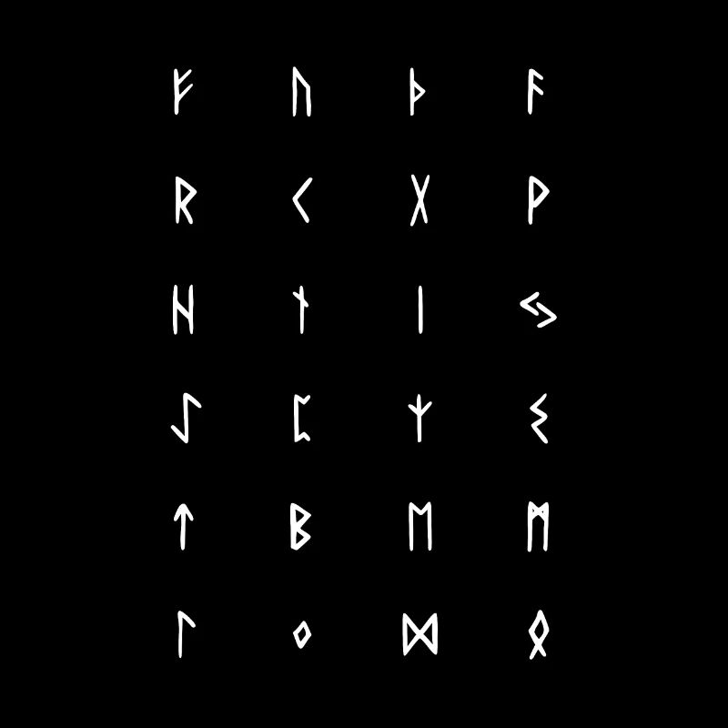 Runes de l’Ancien Futhark (Reverse)