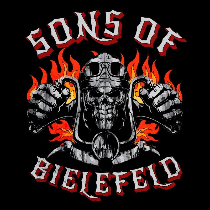 Bielefeld Biker Geschenk fils de Bielefeld