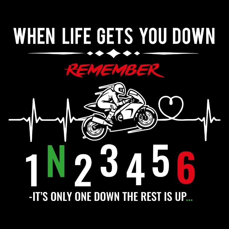 When life gets you down - Motorcycle / Motorcycle