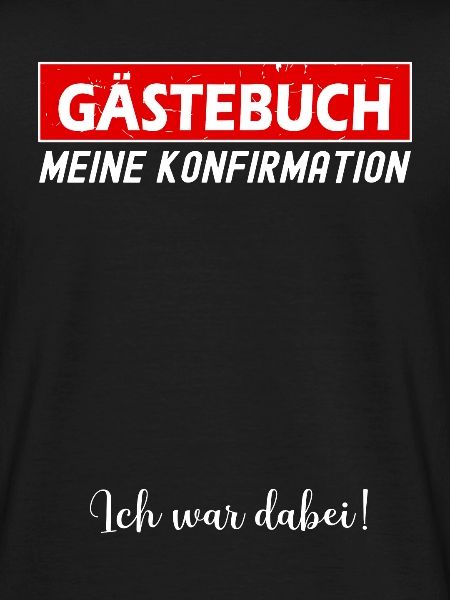 Gästebuch Konfirmation