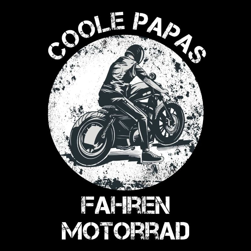 Cooler Motorrad Papa