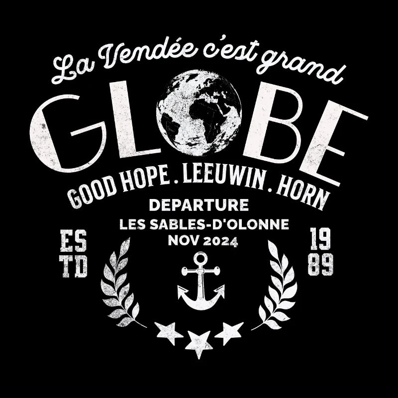 Globe nautical race around the globe
