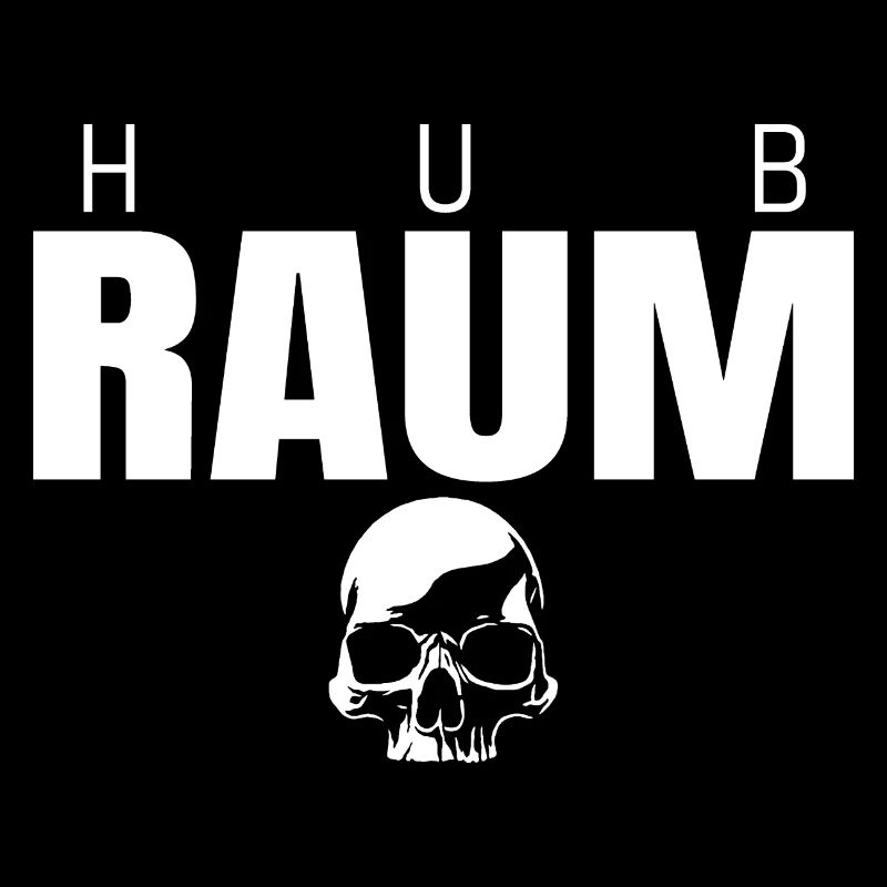 HUBRAUM Skull Back Print