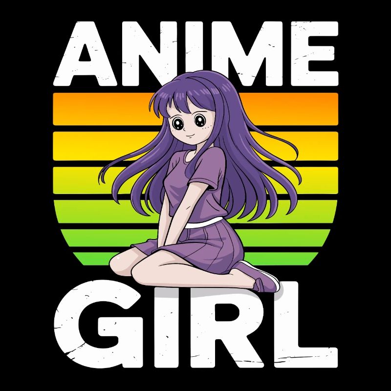 Anime, Flicka, Tonåring, Manga