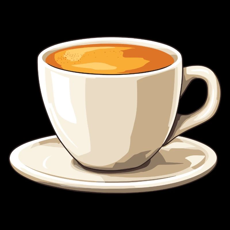 Tasse avec du café dedans