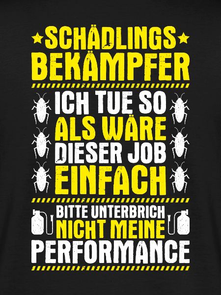 Schädlingsbekämpfer Kammerjäger Exterminator
