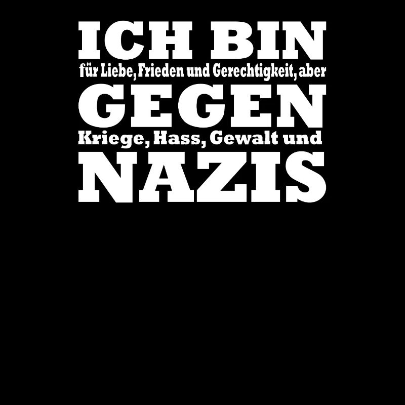 Ich bin gegen Nazis – Statement Design