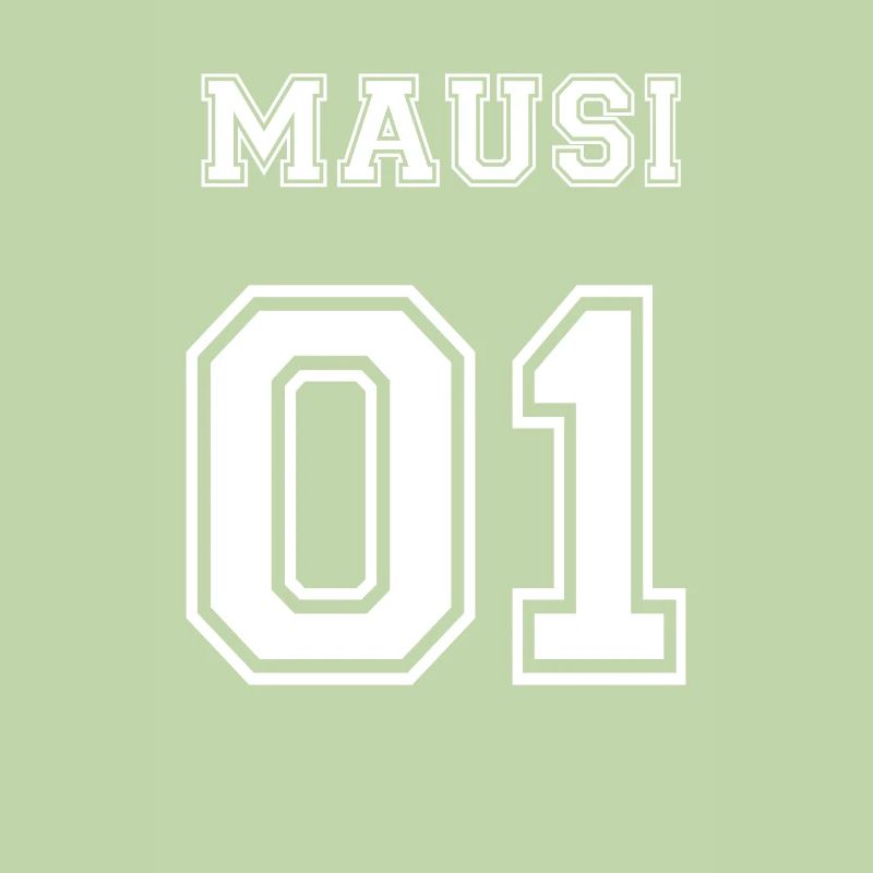 Mausi 01 Nummer 1 Geschenk Trikot Partner