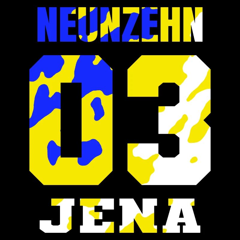 1903 JENA Bleu Jaune Blanc