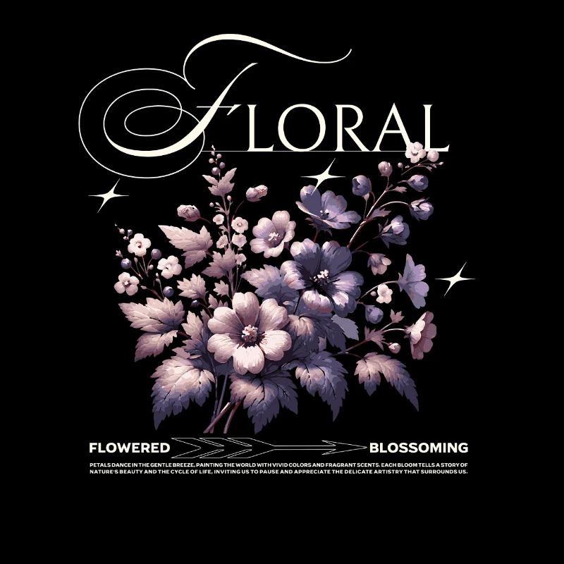Floral floral design elegant