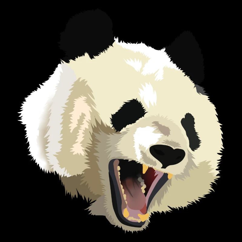 Tête de panda