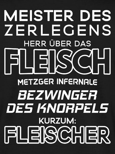 Fleischer/Metzger/Schlächter/Schlachter/Küter
