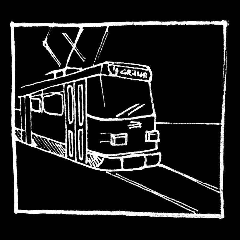Oude tram / tram
