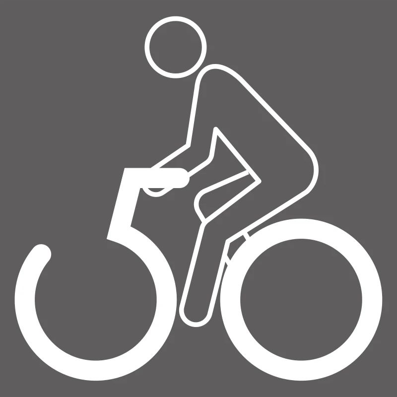 Radelnd druch den 50er (weiß)