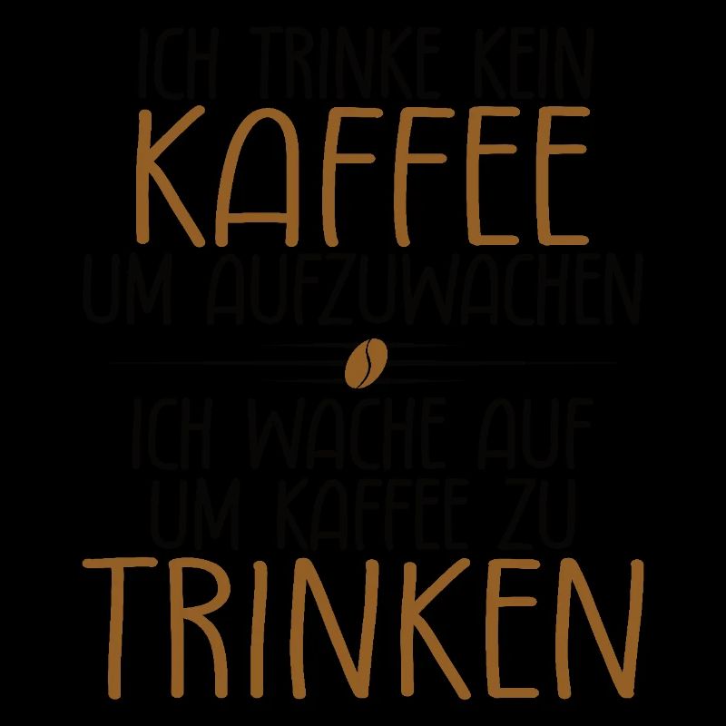 I don't drink coffee to wake up