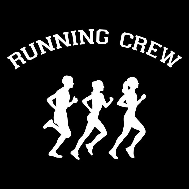 Running Crew Silhouette Runner Marathon