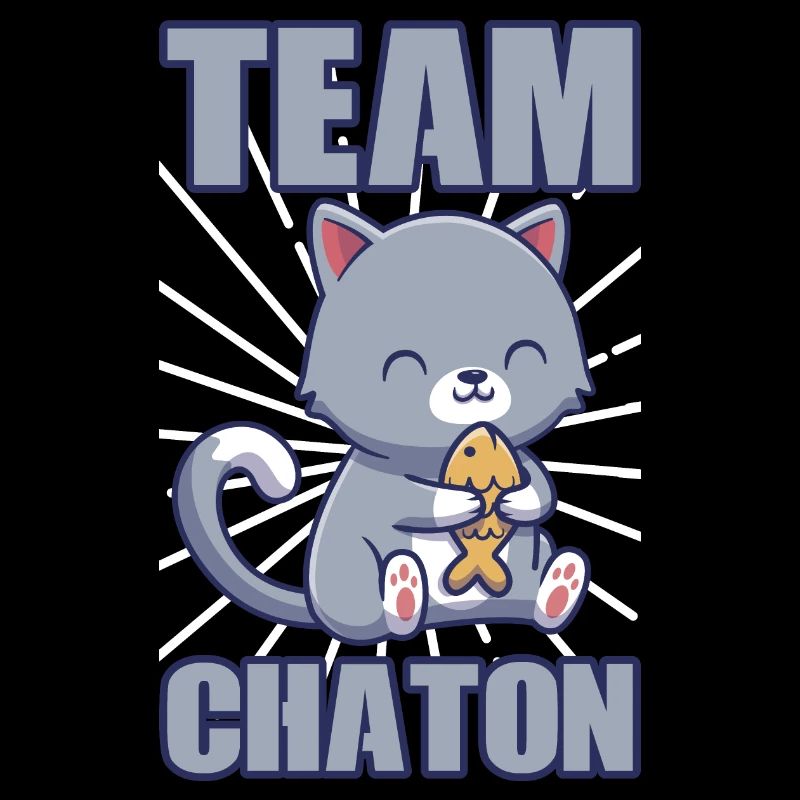 Team chaton | cadeau pour propriétaire de chat