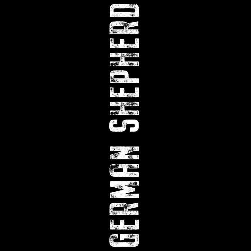German Shepherd Schriftzug