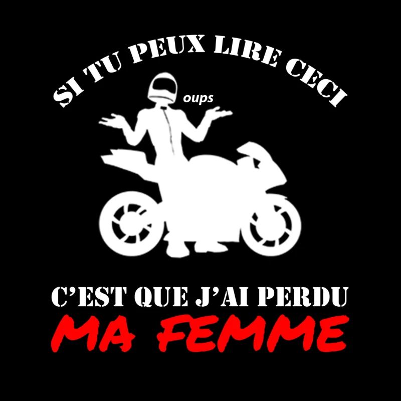 Si tu peux lire ceci, c'est que j'ai perdu ma...