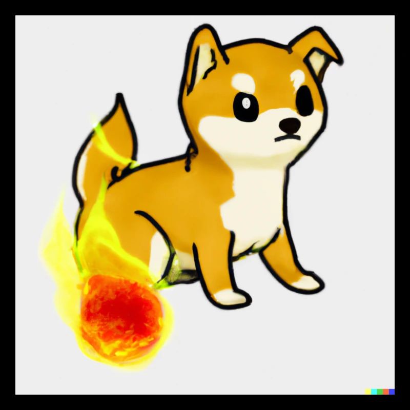 Allume-feu Shiba Inu