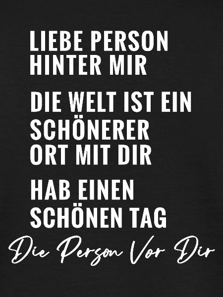 Person Hinter Mir