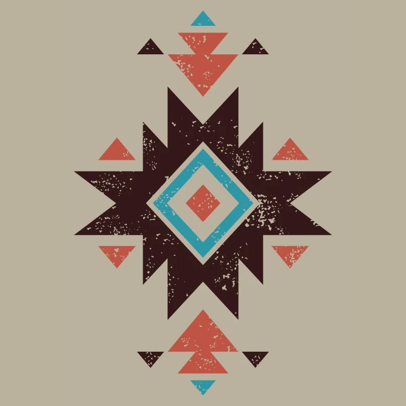 Boho-Diamant-Emblem