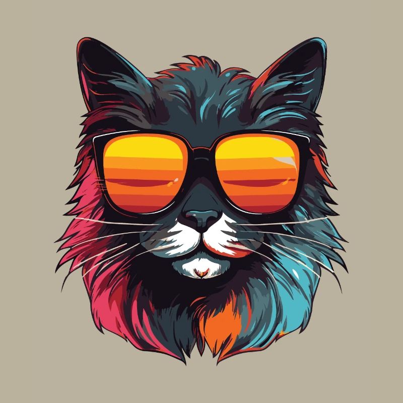Tête de chat Cool