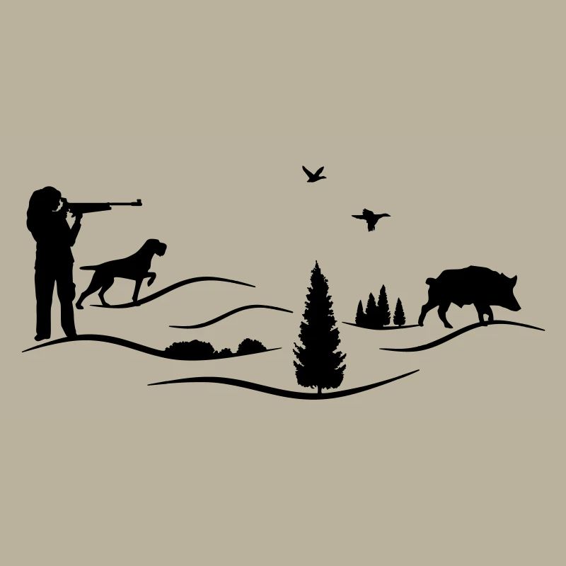 Huntress wirehaired pointer