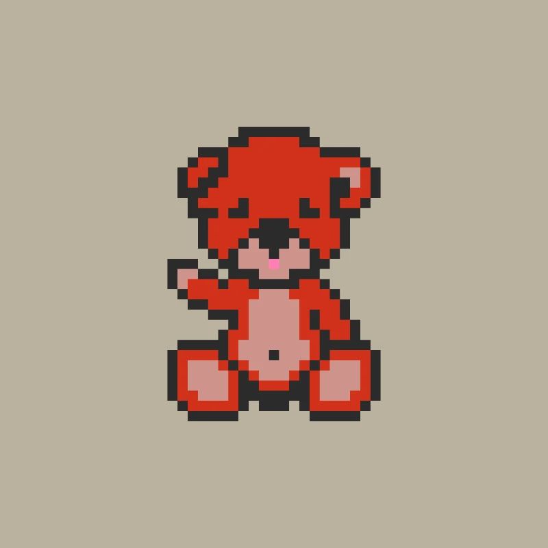 Pixelbär Pfeffer