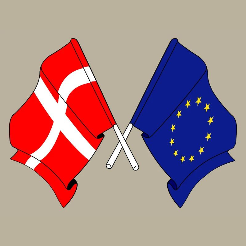 Drapeau du Danemark, drapeau de l’Europe