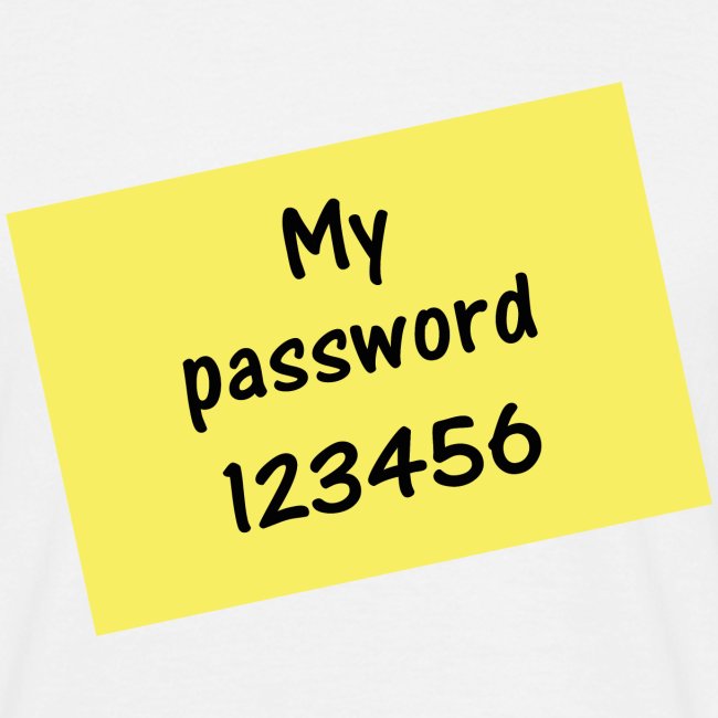 My Password 123456 - Meist verwendetest Passwort