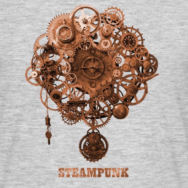 Steampunk Uhr Zahnrad Retro Futurismus