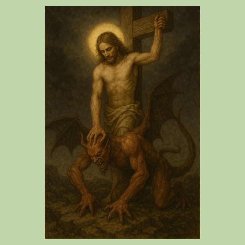 Jesus defeats devils