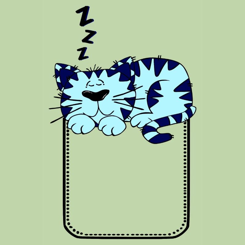 Conception de chats de poche poitrine