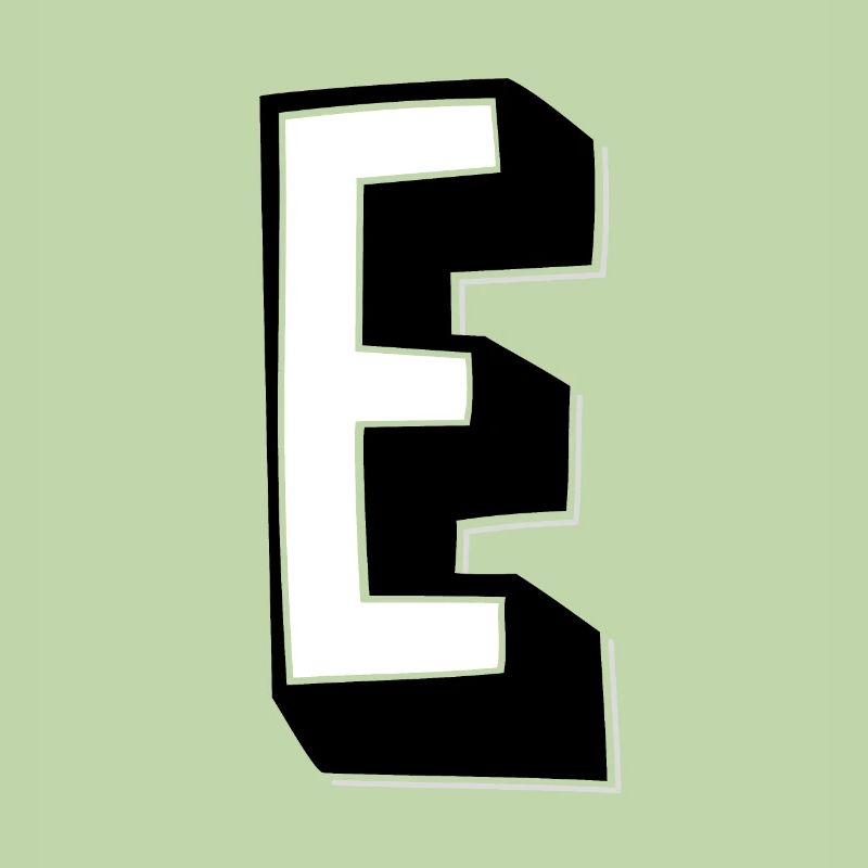 Lettre E - Alphabet E