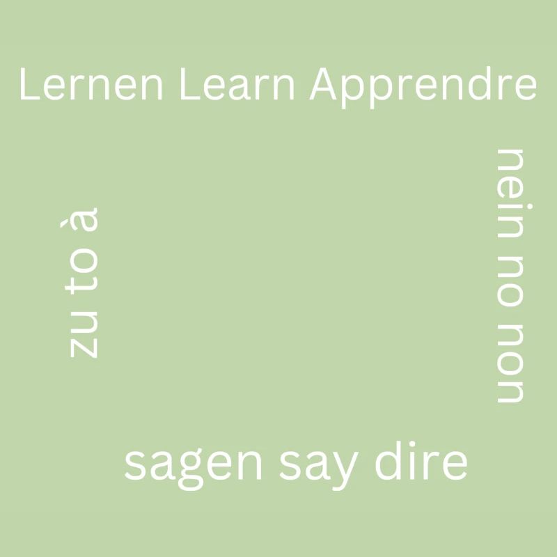 Design Spruch mit Lernen von R.St