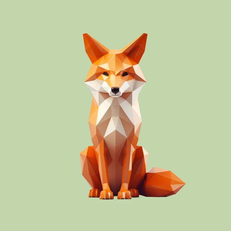 Fuchs Fox Lowpoly