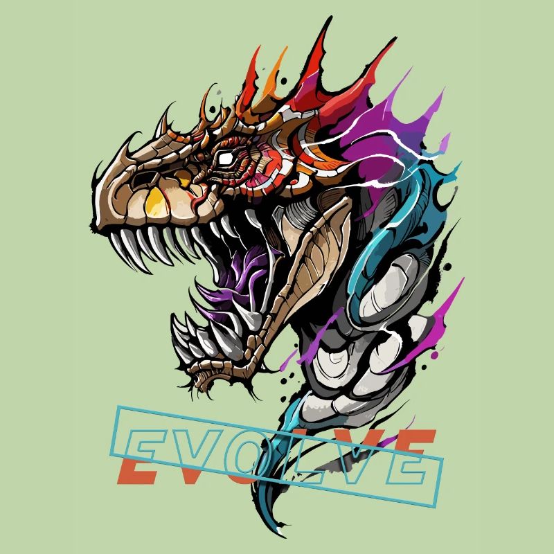 Rugissement de l’évolution du dragon