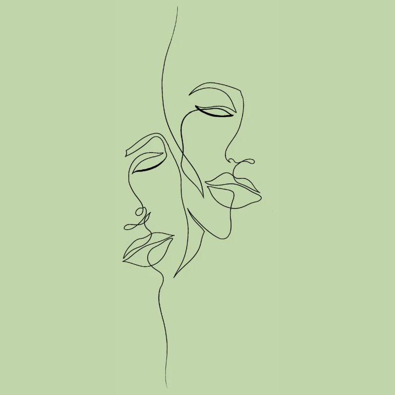 Oneline faces