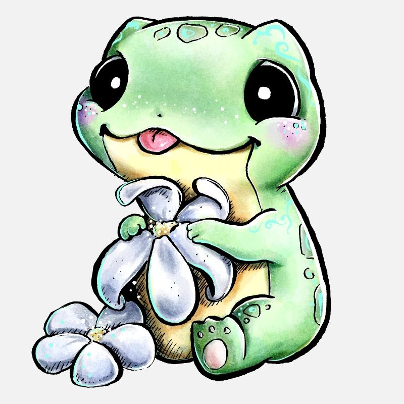 Süßer Gänseblümchen Frosch
