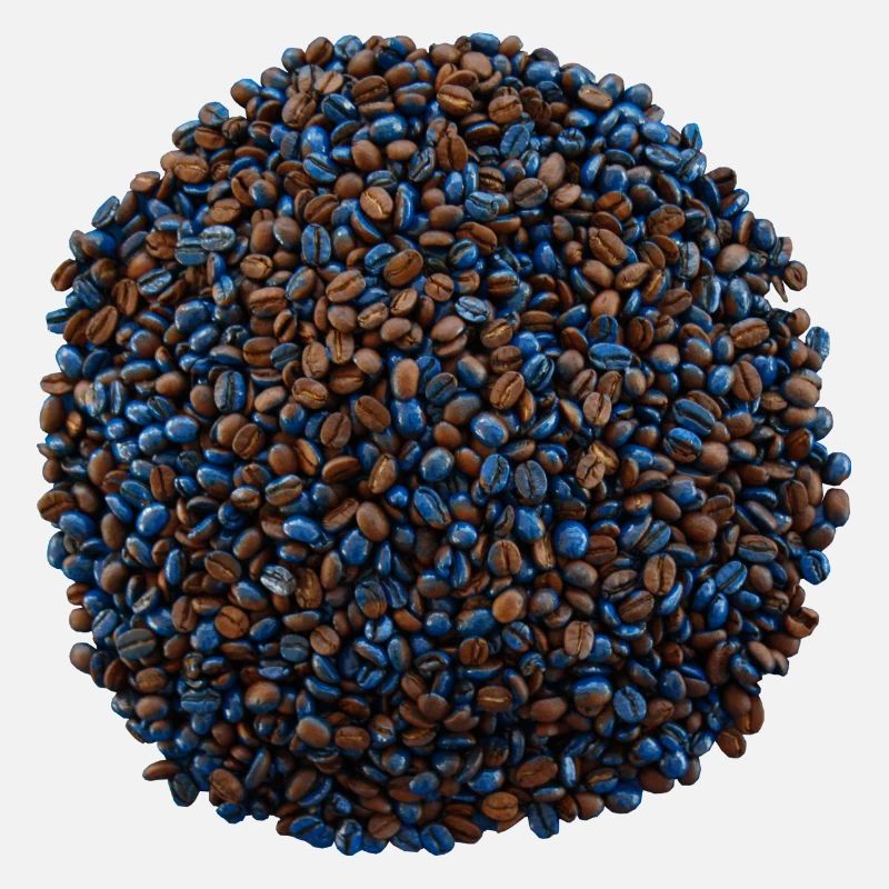 Beans Blue - tas de couleur sur les haricots Bean