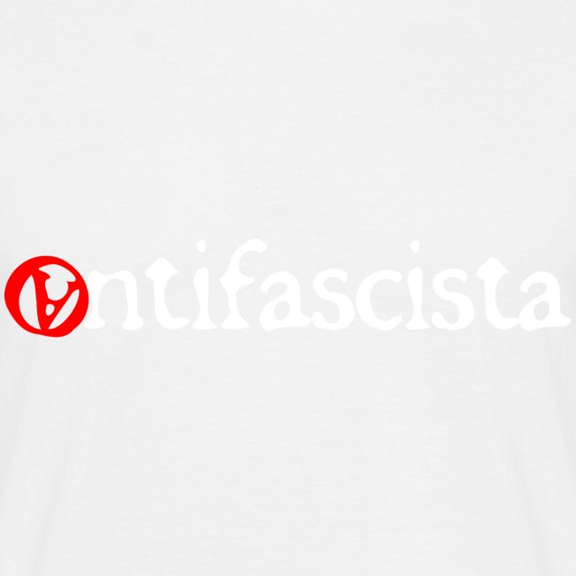 print antifascista a versal white