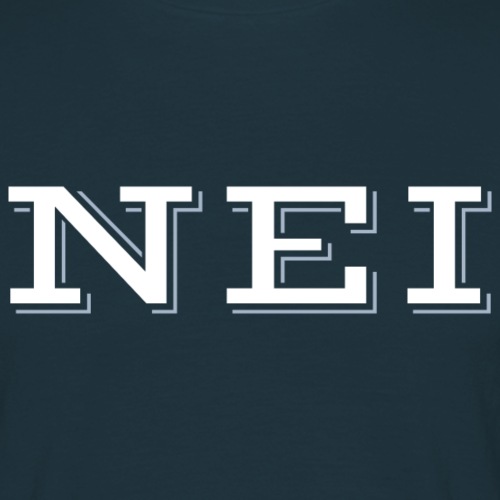 Nei - T-skjorte for menn