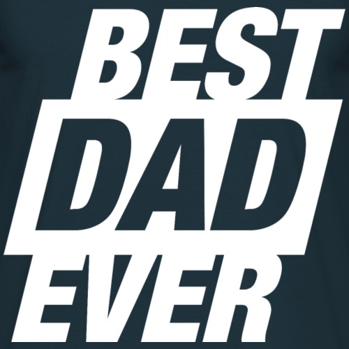 Vatertag best dad ever - Männer T-Shirt