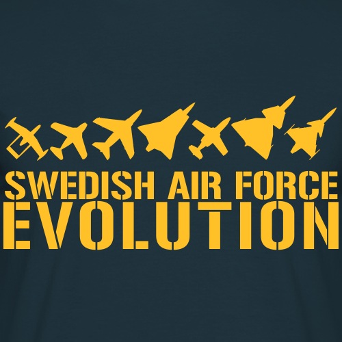 Swedish Air Force Evolution - T-shirt herr