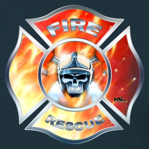 FIRE RESCUE Wappen US.png - Männer T-Shirt