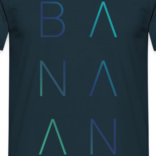 BANAAN 02 - Mannen T-shirt