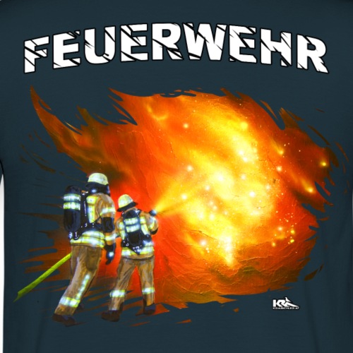 FW Männer D FEUERWEHR.png - Männer T-Shirt