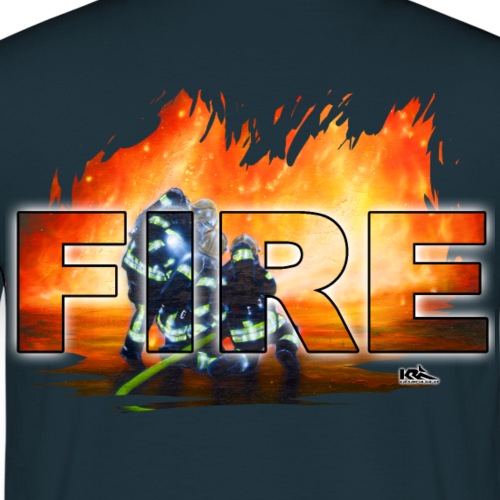 3 FW Männer Shirt FIRE.png - Männer T-Shirt